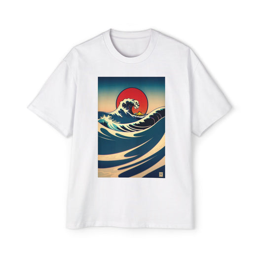 Ocean Wave Graphic Tee, Handmade T-Shirt, Beach Wear, Gift for Surfer, Casual Style, Summer Fashion, Graphic Art Shirt