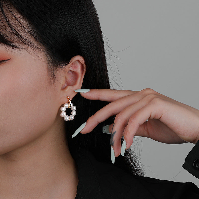 S925 pearl earrings